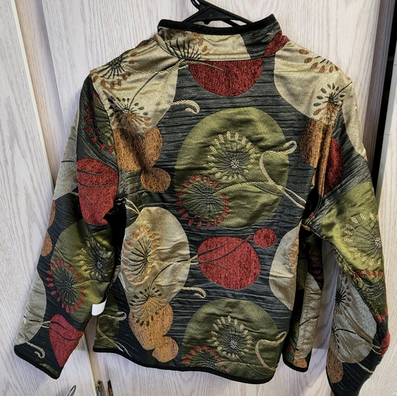 Trimdin Jackets & Blazers - Trimdin Lili pad Autumn Classic Reversible Jacket X Large NWT